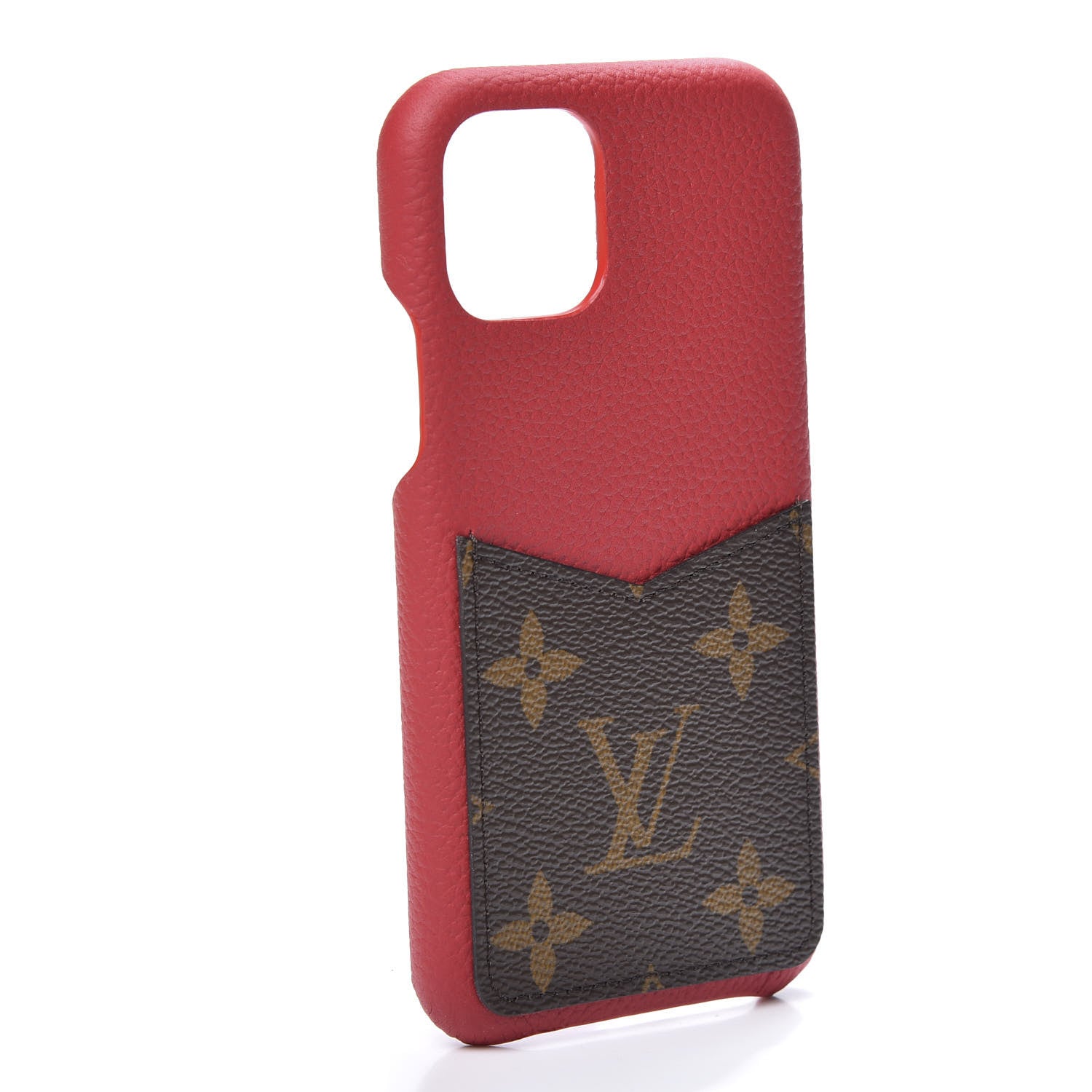 Louis Vuitton Calfskin Monogram iPhone 11 Pro Max Bumper Scarlet 2 of 9