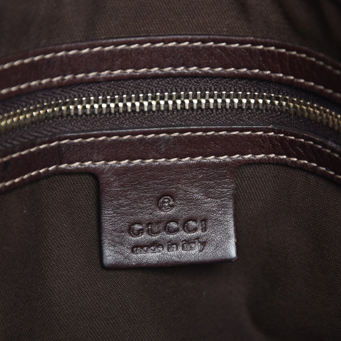 Calfskin Medium Britt Tote Dark Brown