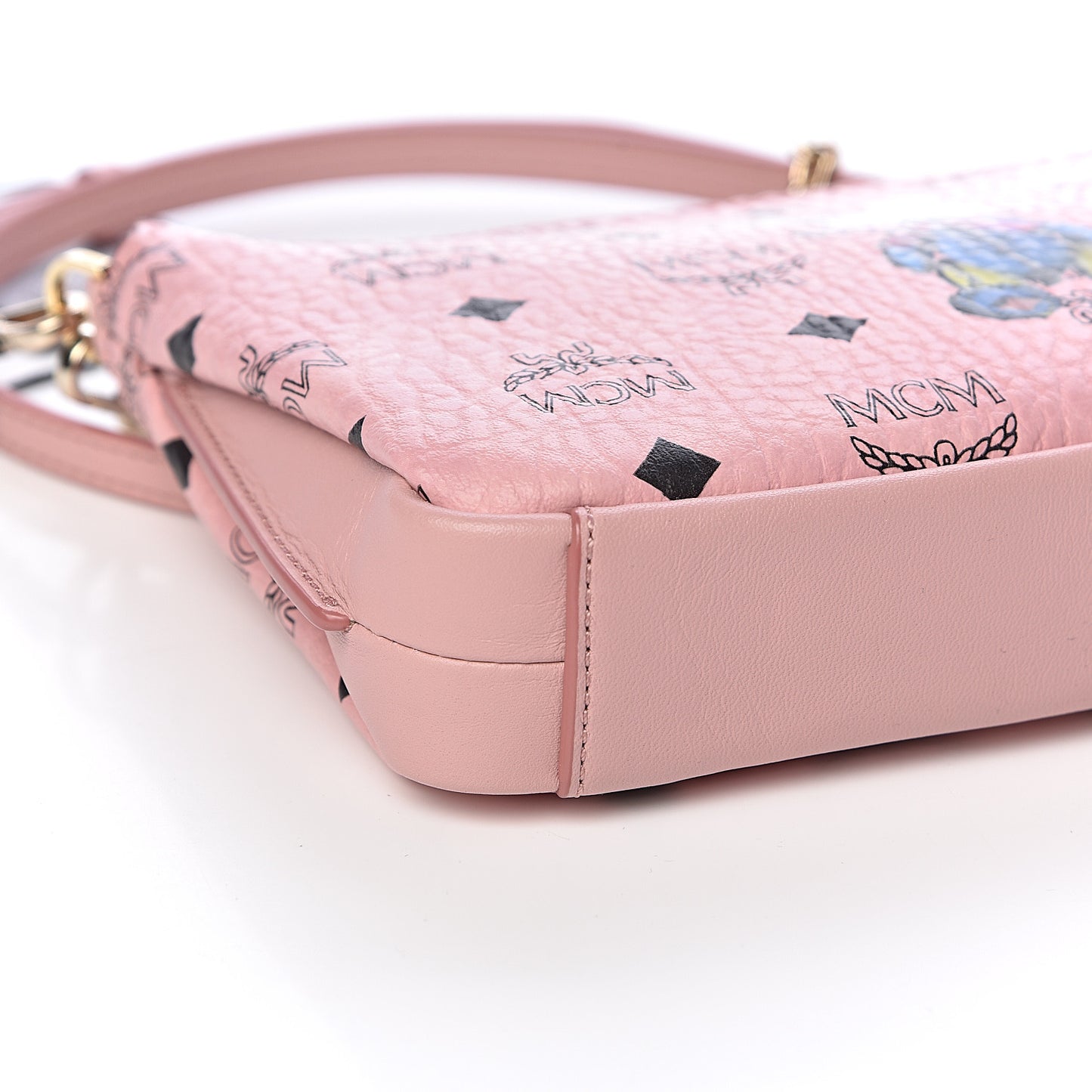 Visetos Rabbit Crossbody Pouch Soft Pink