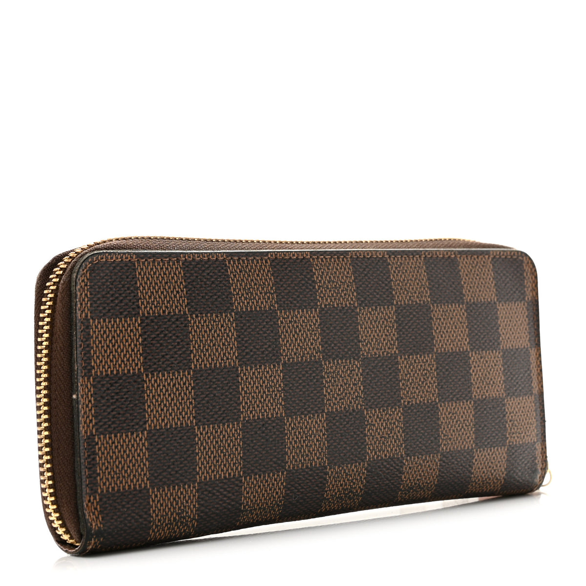 Louis Vuitton Damier Ebene Clemence Wallet Rose Ballerine 3 of 11
