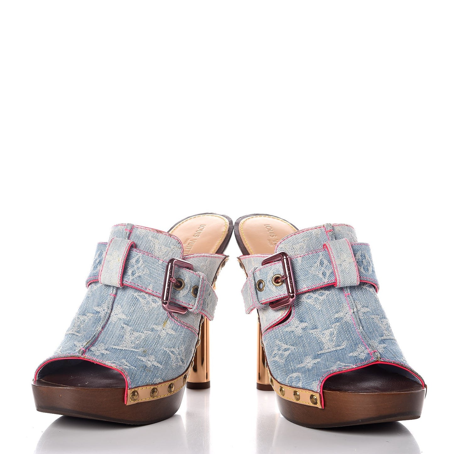 Denim Rosa Mule Clogs 41