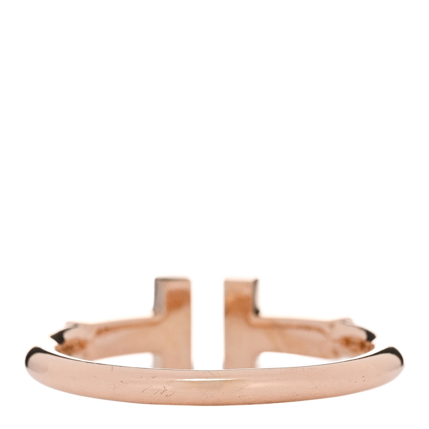 18K Rose Gold T Wire Ring 49 5