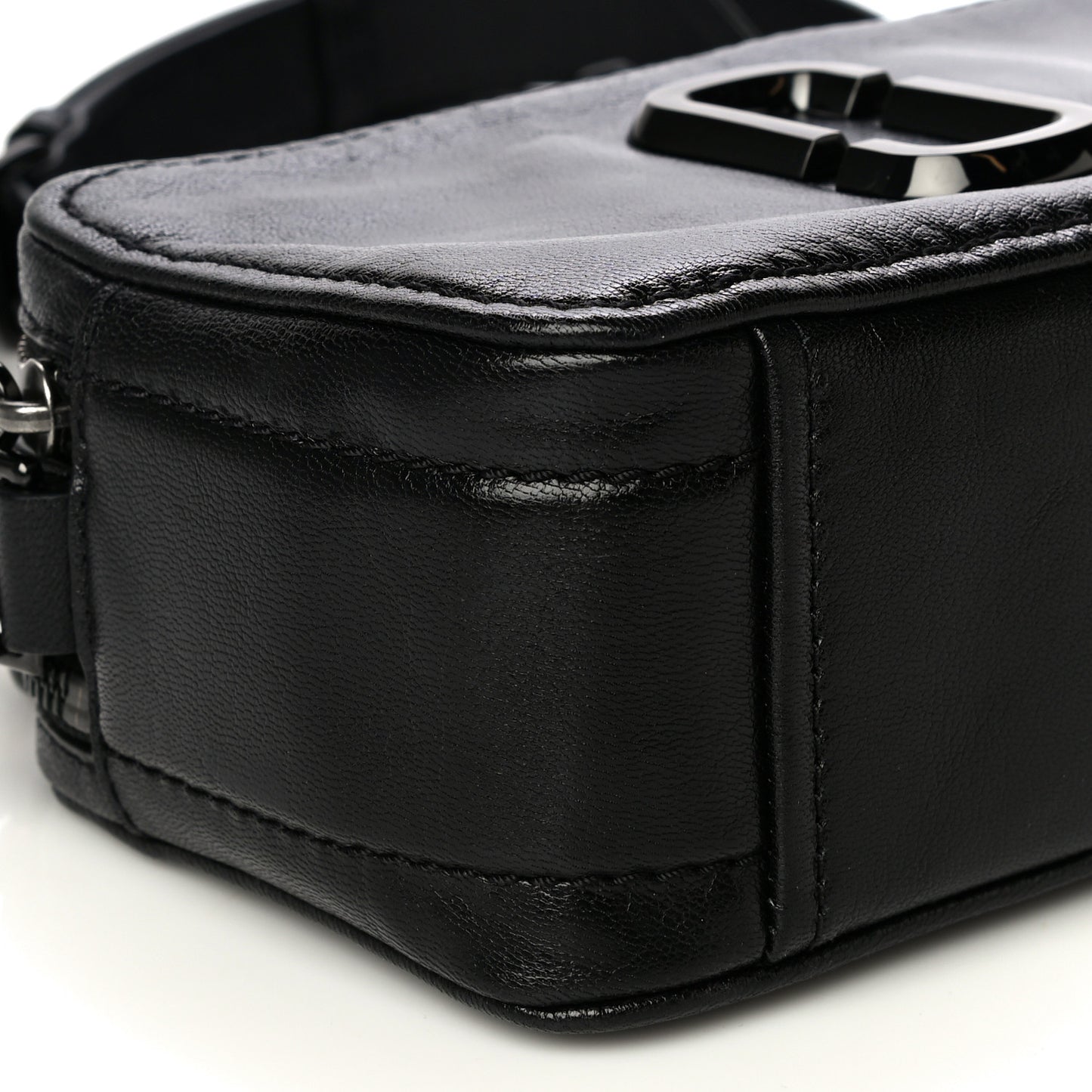 Supple Natural Grain Calfskin The Softshot 21 Bag Black