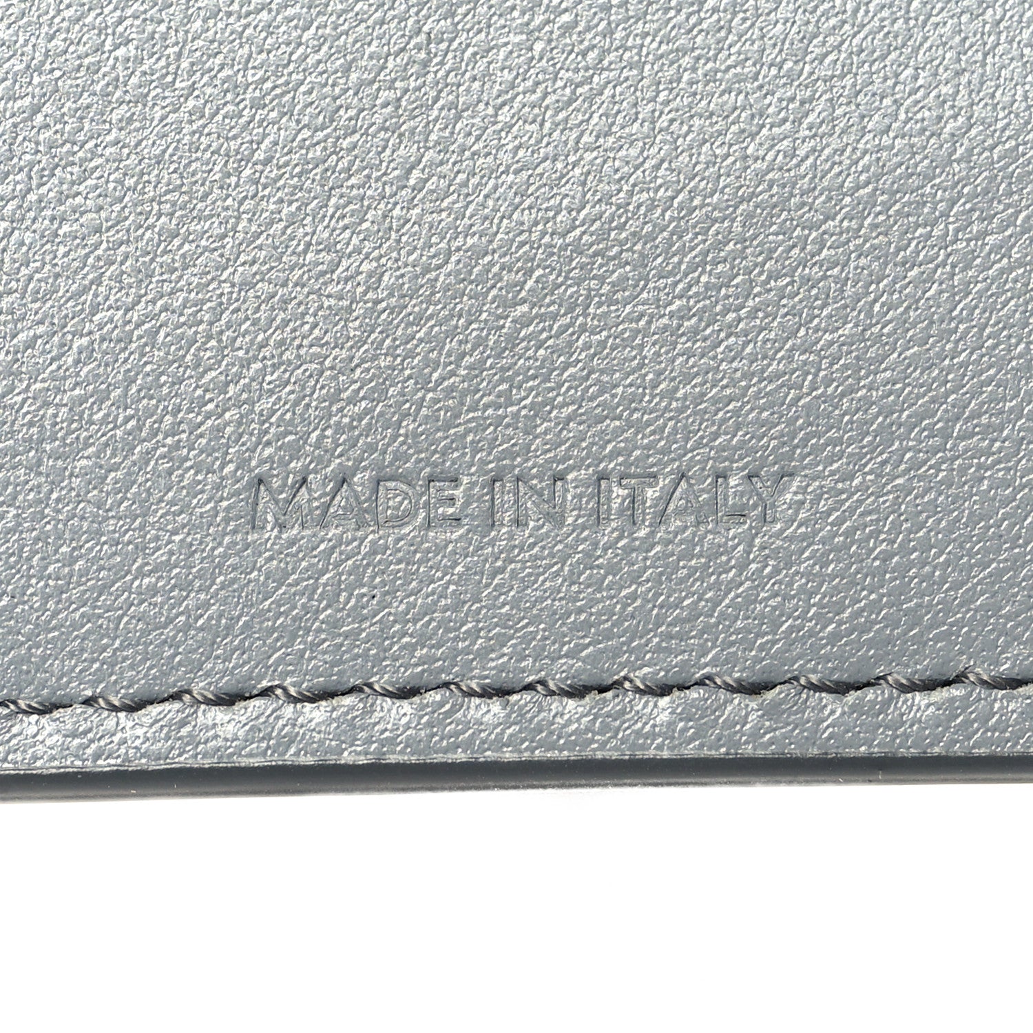 Celine Grained Calfskin Medium Multifunction Strap Wallet Grey Chalk 8 of 11