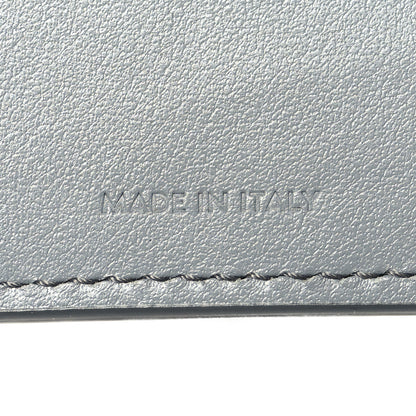 Celine Grained Calfskin Medium Multifunction Strap Wallet Grey Chalk 8 of 11