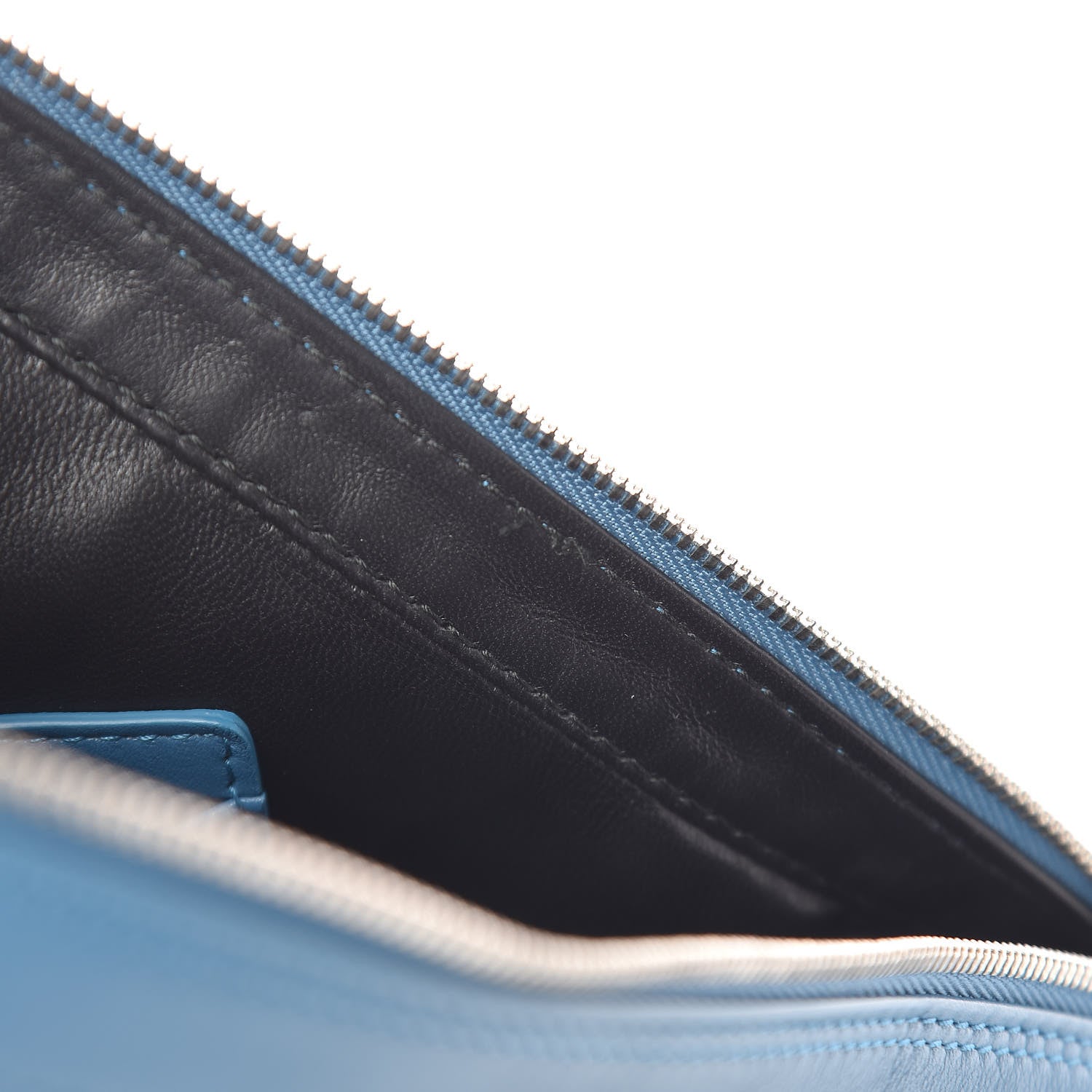 Balenciaga Calfskin M Triangle Pouch Bleu Persan 10 of 10