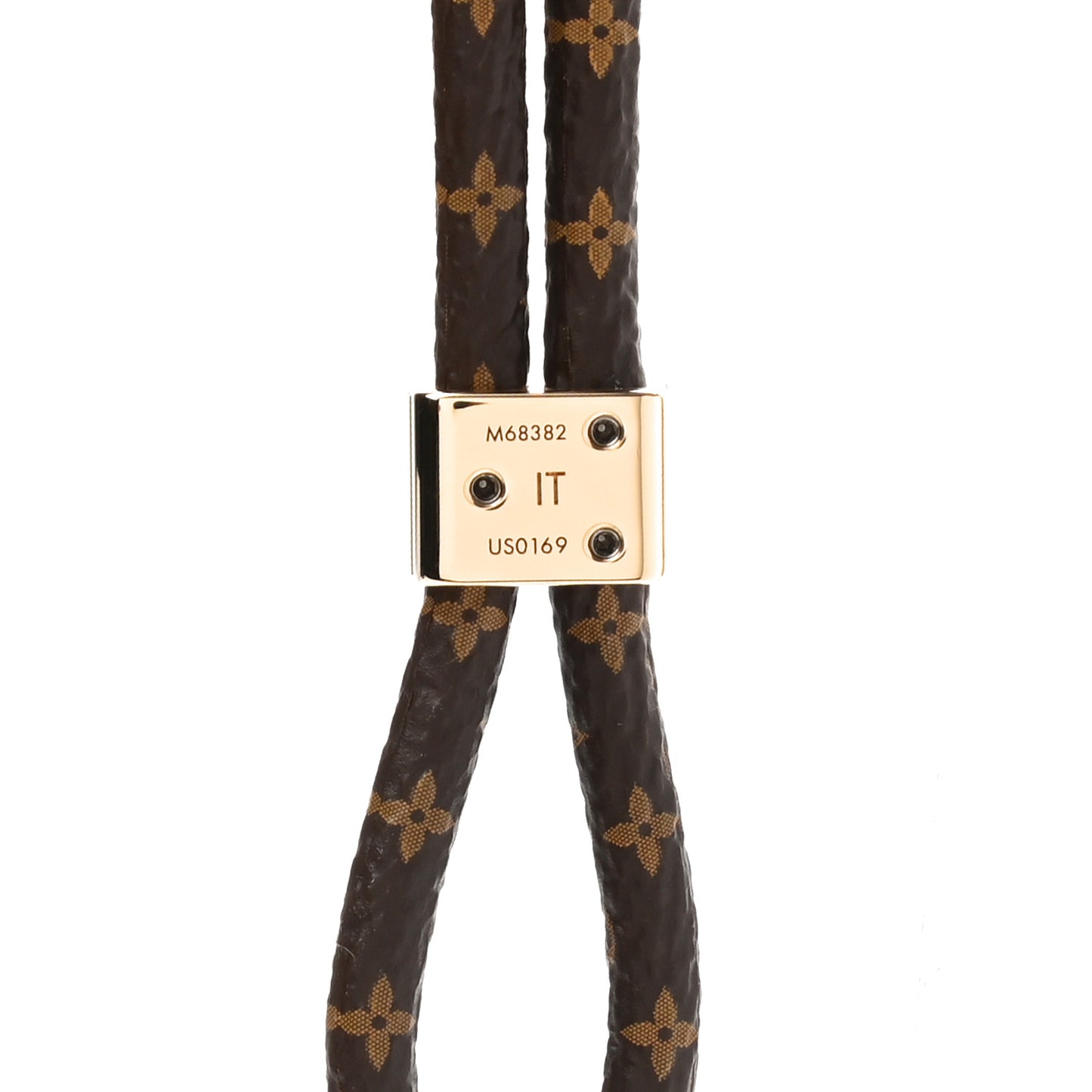 Monogram Silicone Louise Phone Holder Black