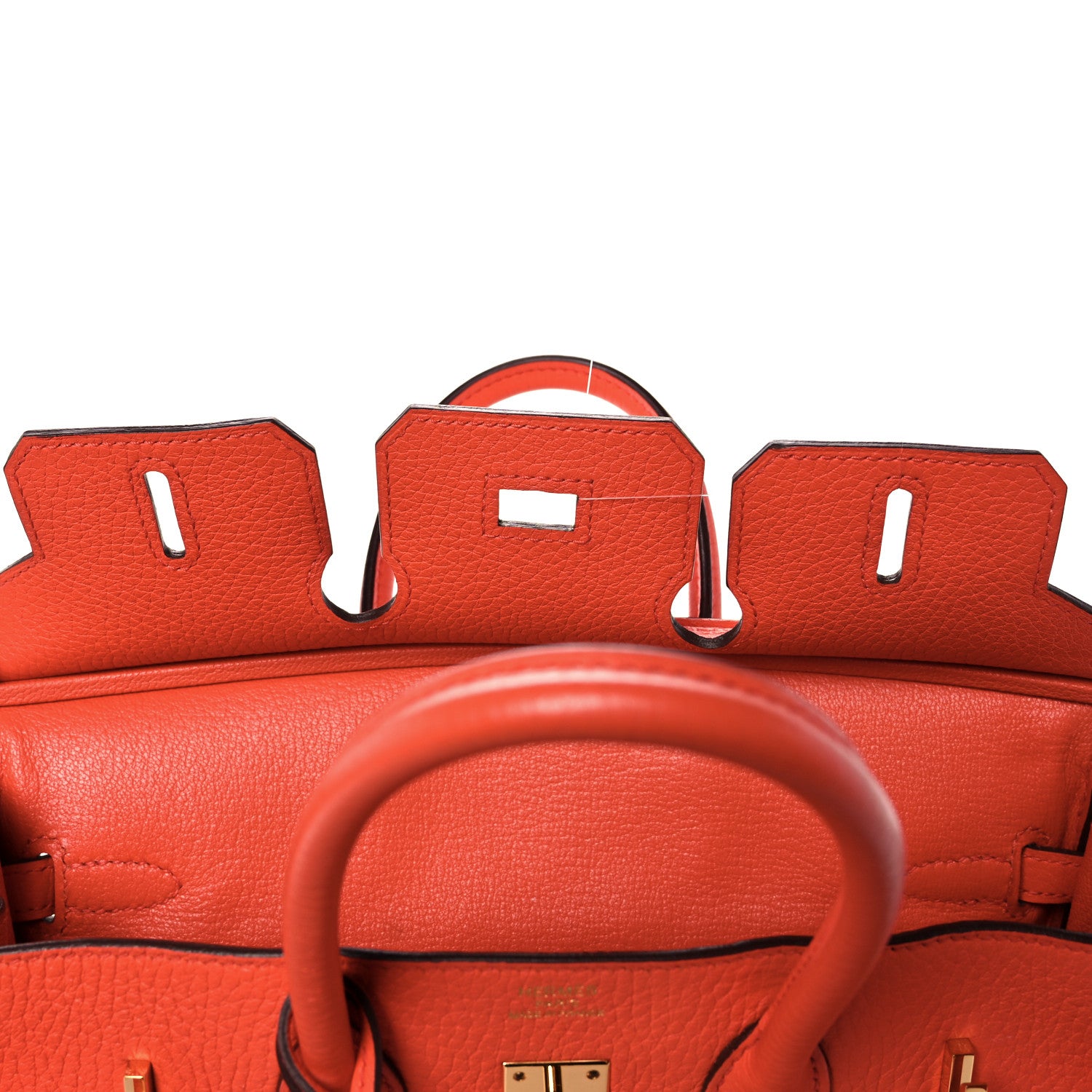 Hermes Taurillon Clemence Birkin 25 Feu 19 of 34