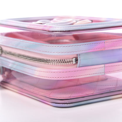 Chanel PVC Patent Calfskin Patent Lambskin Vertical Vanity Case Pink 8 of 11