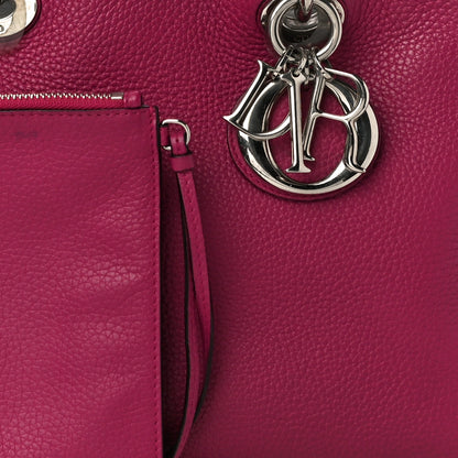 Christian Dior Bullcalf Medium Diorissimo Tote Toxic Purple 8 of 12