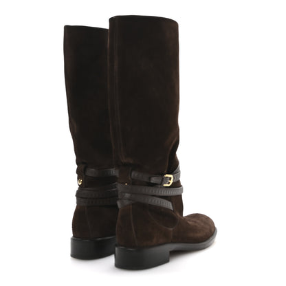 Louis Vuitton Suede Crossroads High Boot 38 Brown 5 of 8