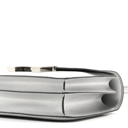 Hermes Metallic Chevre Chamkilight Constance 18 Argent 11 of 12