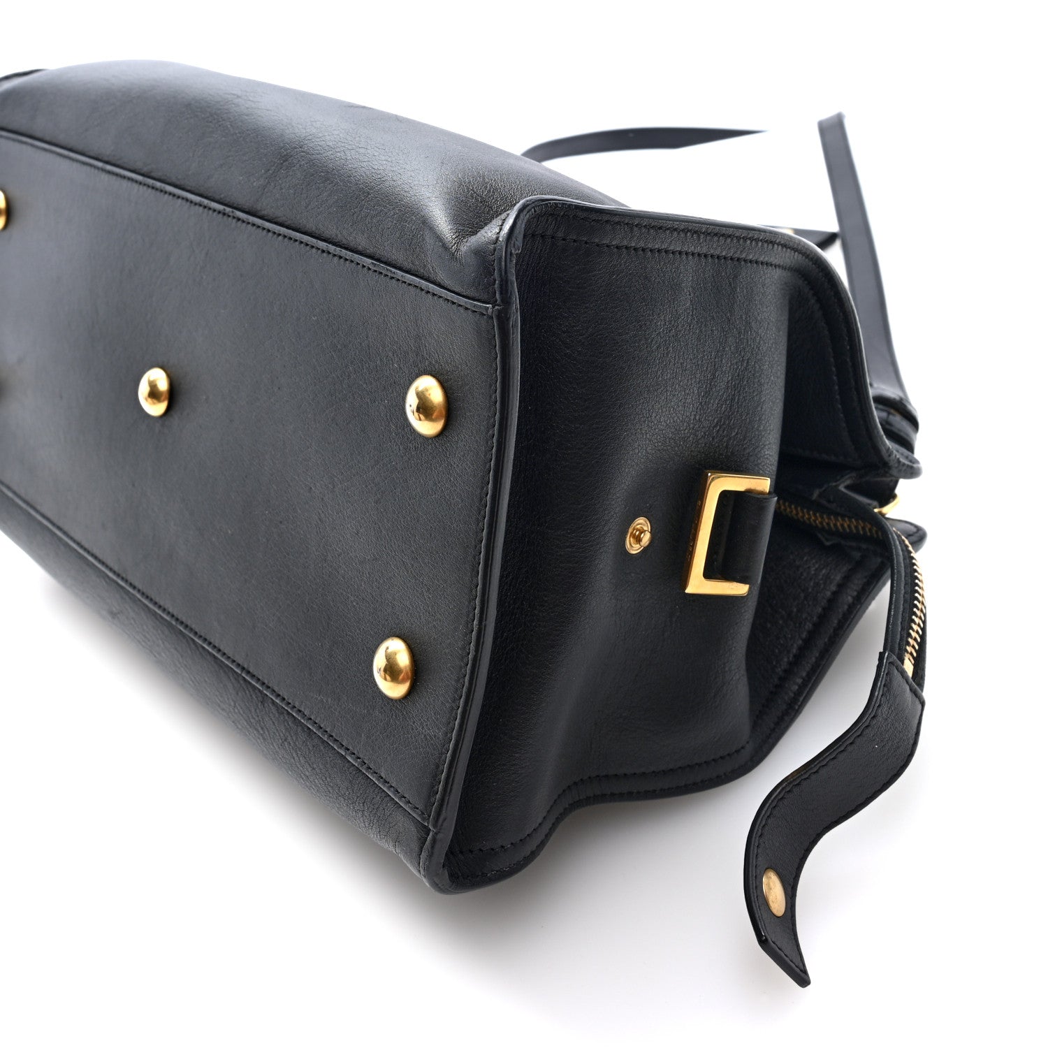 Saint Laurent Calfskin Small Classic Y Cabas Black 9 of 9