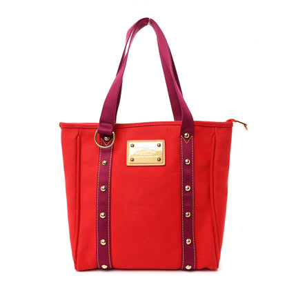 Louis Vuitton Toile Antigua Cabas MM Red Pink 1 of 11