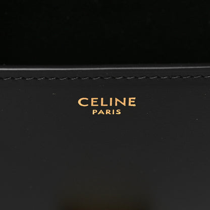 Celine Box Calfskin Medium Classic Box Flap Bag Black 6 of 7