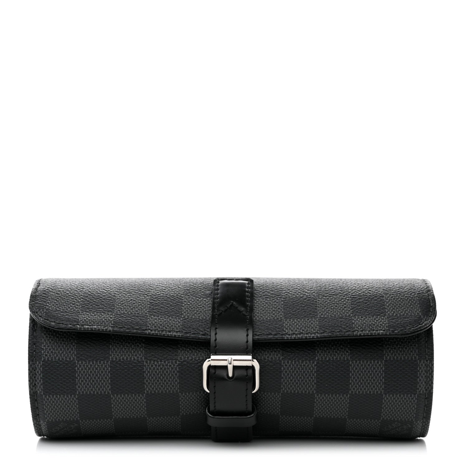 Louis Vuitton Damier Graphite 3 Watch Travel Case 1 of 8