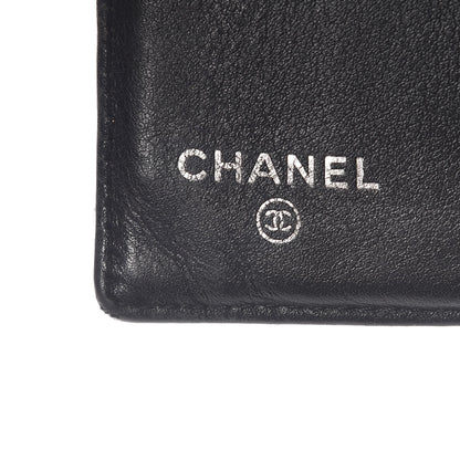 Chanel Patent Quilted Compact French Flap Wallet Black 6 of 16