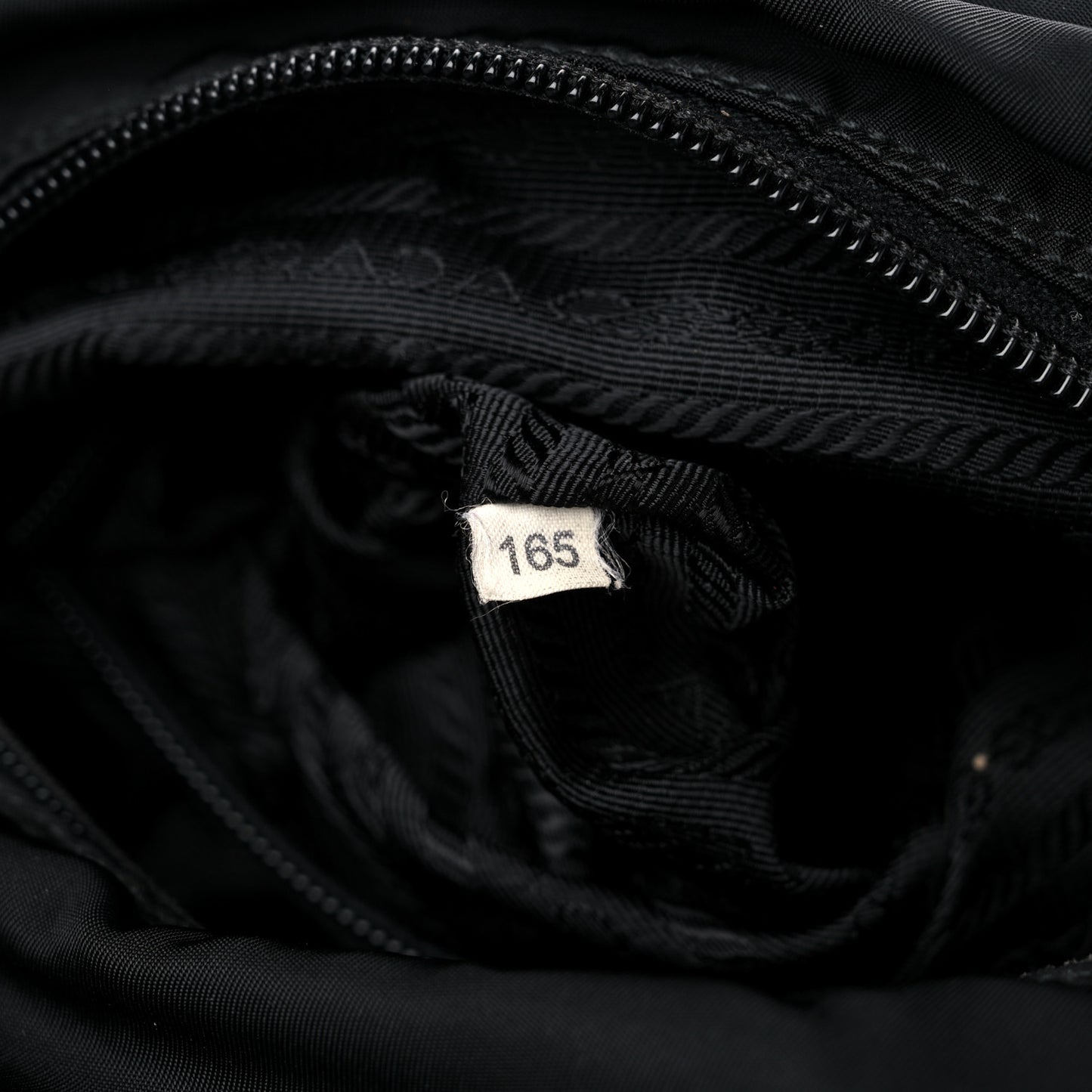 Tessuto Nylon Saffiano Small Vela Messenger Black