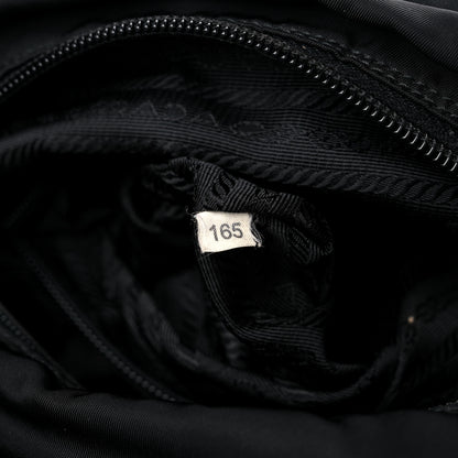 Prada Tessuto Nylon Saffiano Small Vela Messenger Black 7 of 16