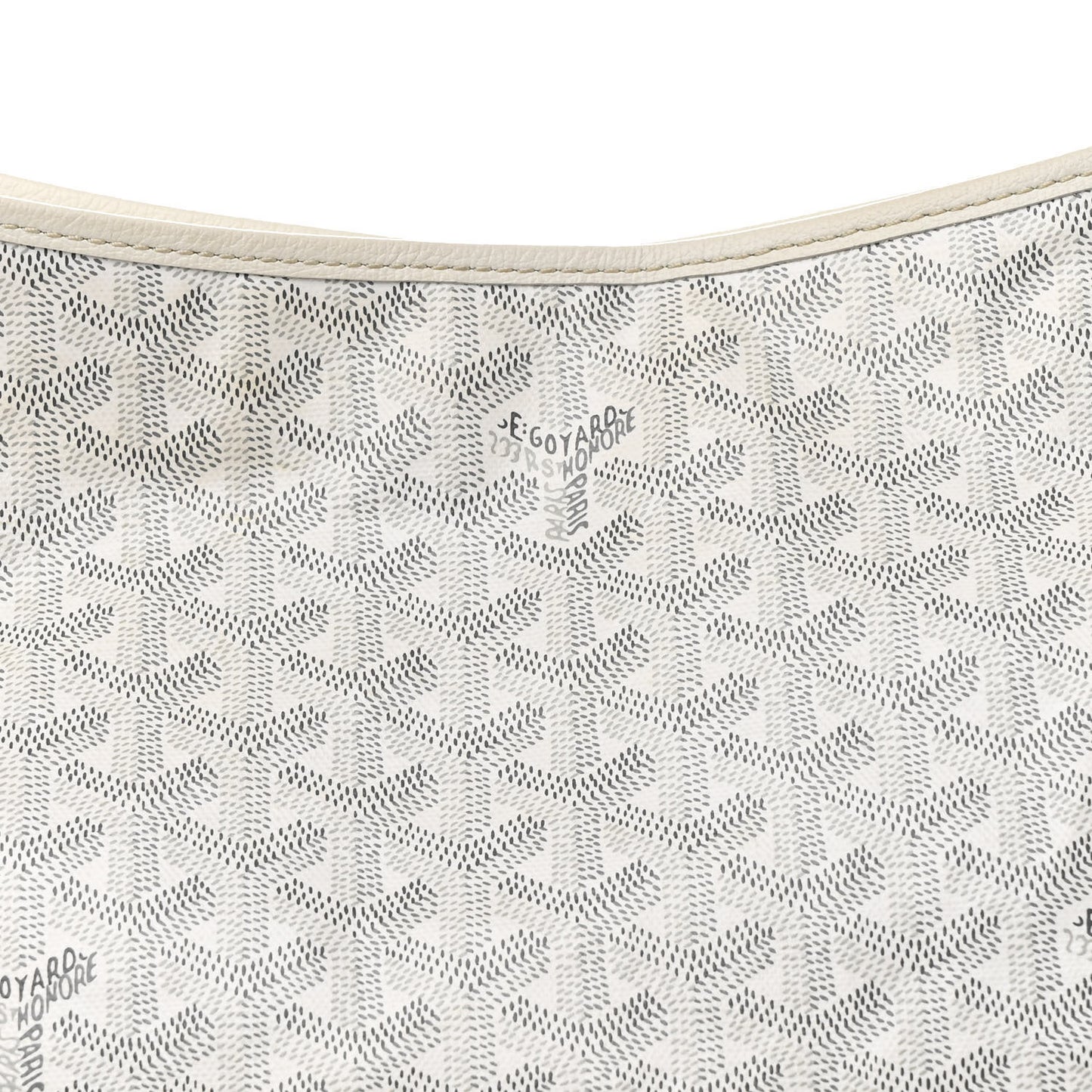 Goyardine Boheme Hobo White