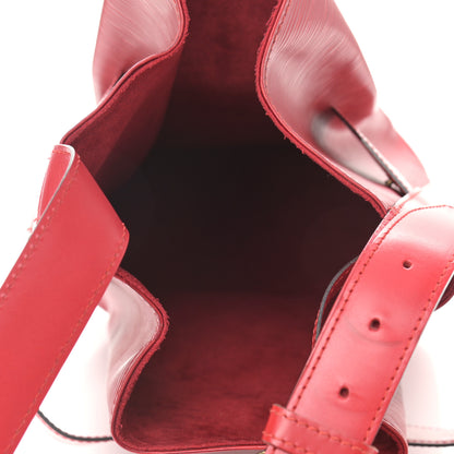 Louis Vuitton Epi Sac D'Epaule GM Castillan Red 6 of 11