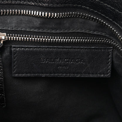 Balenciaga Chevre Silver Metallic Edge Hardware City Black 6 of 12