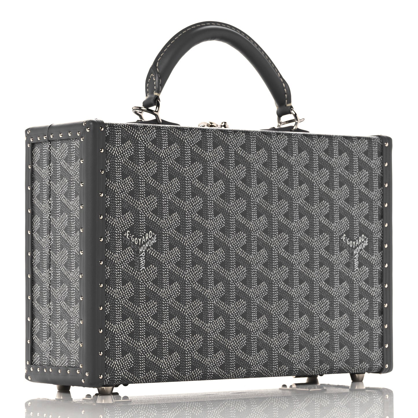 Goyardine Grand Hotel Trunk Bag Grey