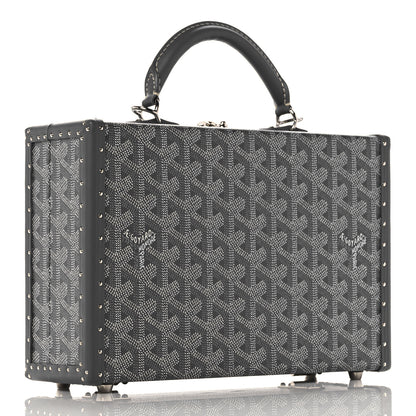 Goyard Goyardine Grand Hotel Trunk Bag Grey 3 of 10