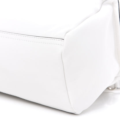 Givenchy Calfskin Velvet Logo Small Pandora White 9 of 9