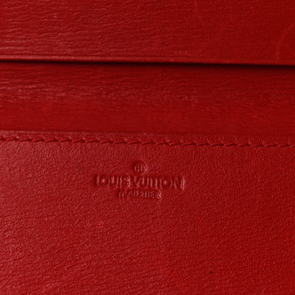 Louis Vuitton Epi Simple Checkbook Cover Castillan Red 6 of 6