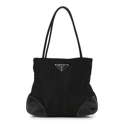 Prada Tessuto Nylon Soft Calf Tote Black 1 of 13