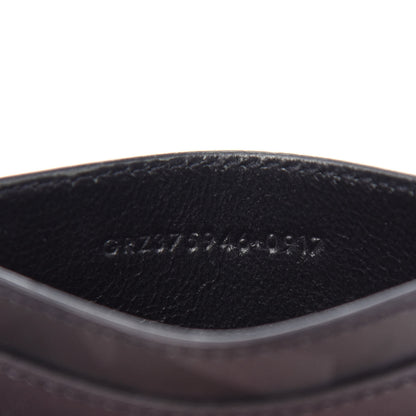 Saint Laurent Calfskin Camouflage Credit Card Case Black Grey 7 of 8