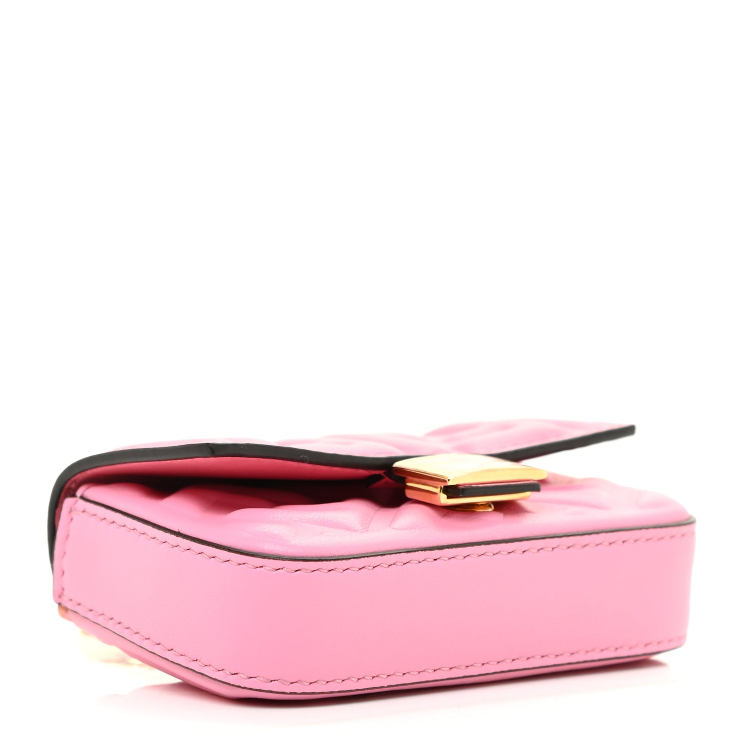 Nappa Matisse FF Embossed Nano Baguette Charm Lollypop