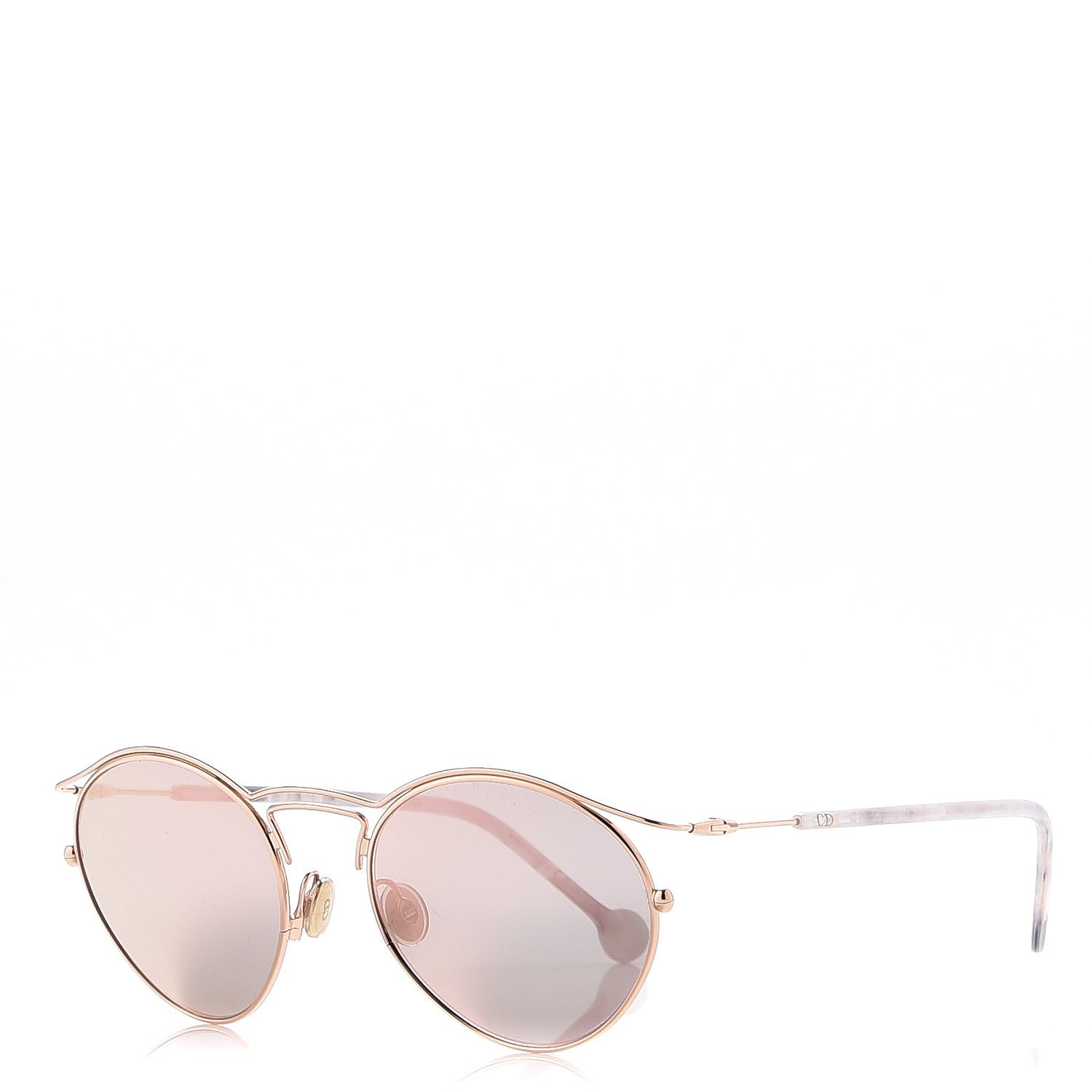 Christian Dior Origins 1 Sunglasses DDB0J Rose Gold Gray 1 of 8