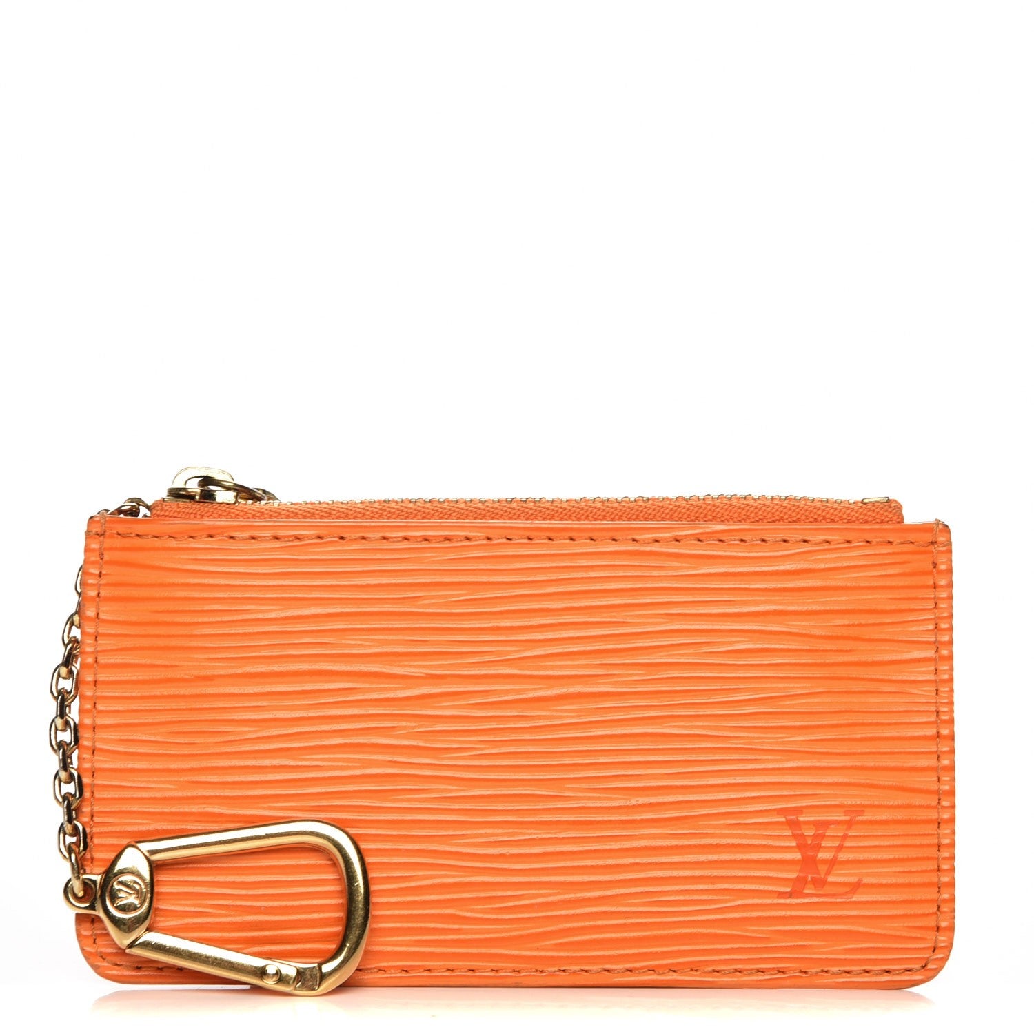 Louis Vuitton Epi Key Pouch Mandarin 1 of 6