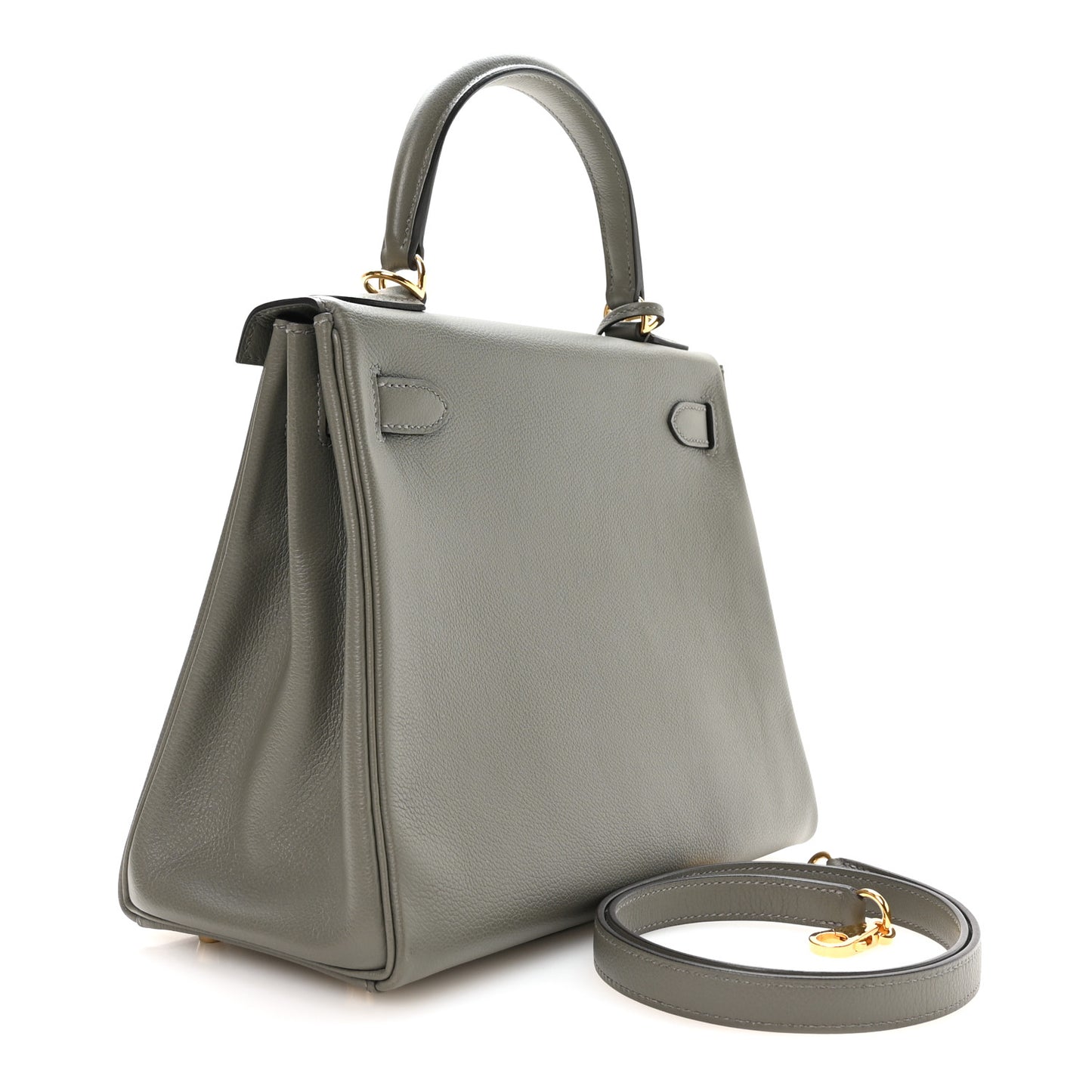 Evercolor Kelly Retourne 28 Gris Meyer