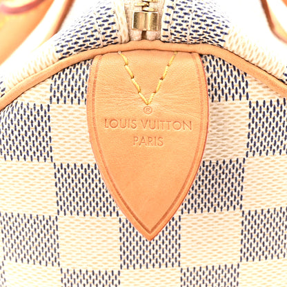 Louis Vuitton Damier Azur Speedy 30 7 of 10