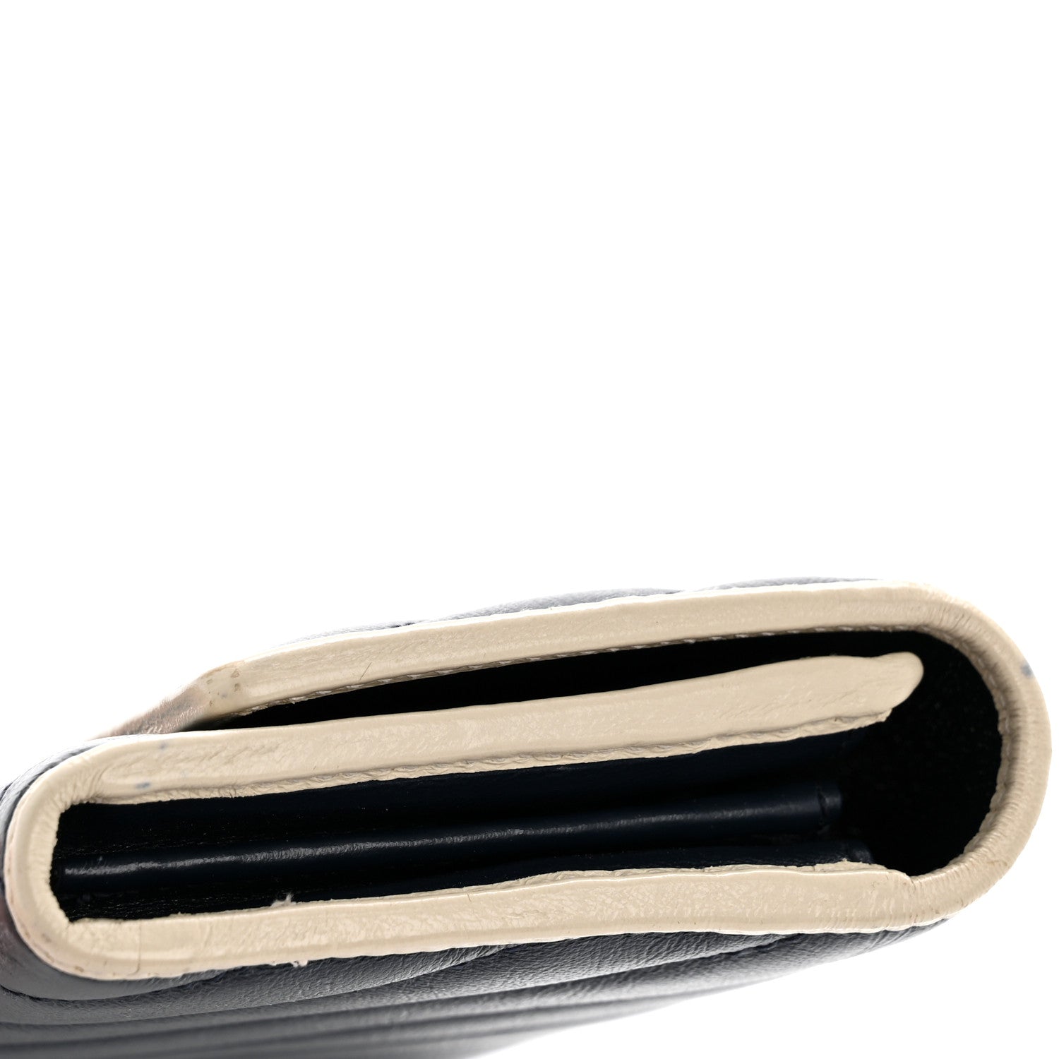 Gucci Vintage Effect Calfskin Matelasse Diagonal Torchon GG Marmont Continental Wallet Blue Agata Mystic White 10 of 13