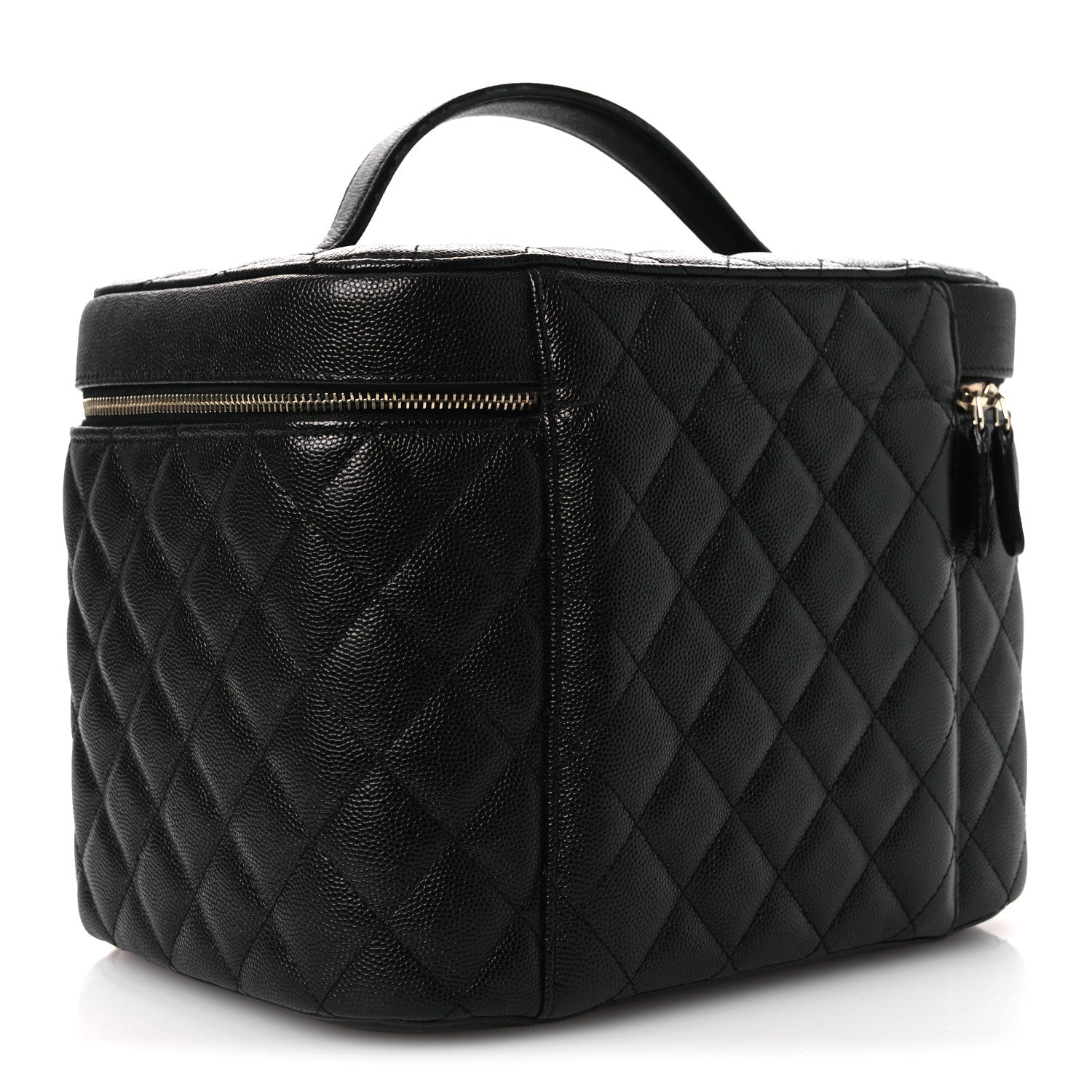 Chanel Caviar Quilted Large Vanity Pouch Black 3 of 12