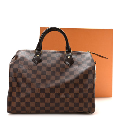 Louis Vuitton Damier Ebene Speedy 30 10 of 10