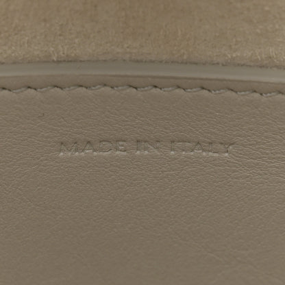 Celine Smooth Calfskin Small Cuir Triomphe Bucket Bag Light Stone 7 of 12