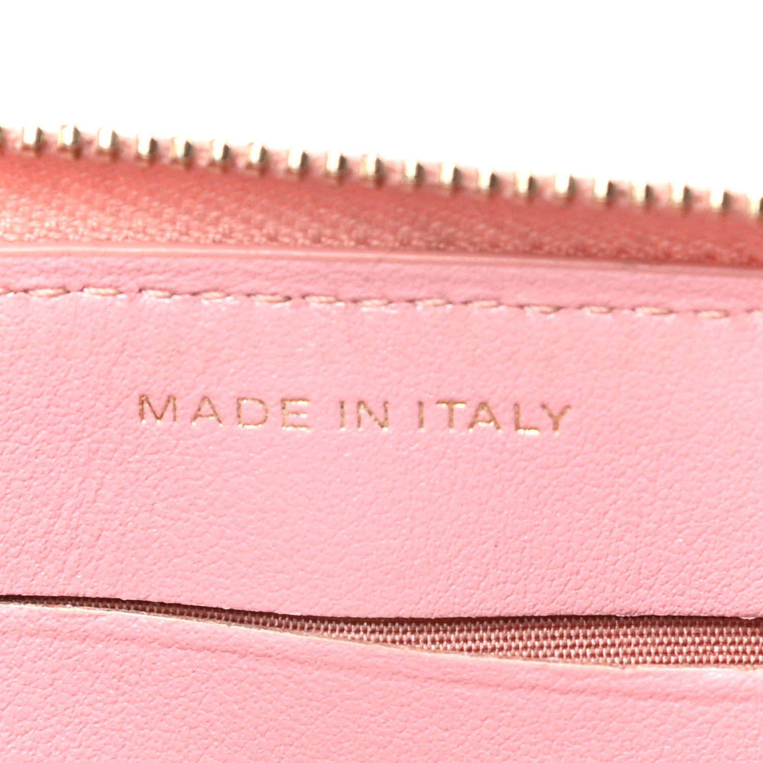 Chanel Iridescent Caviar Quilted Medium Zip Around Wallet Pink 7 of 9