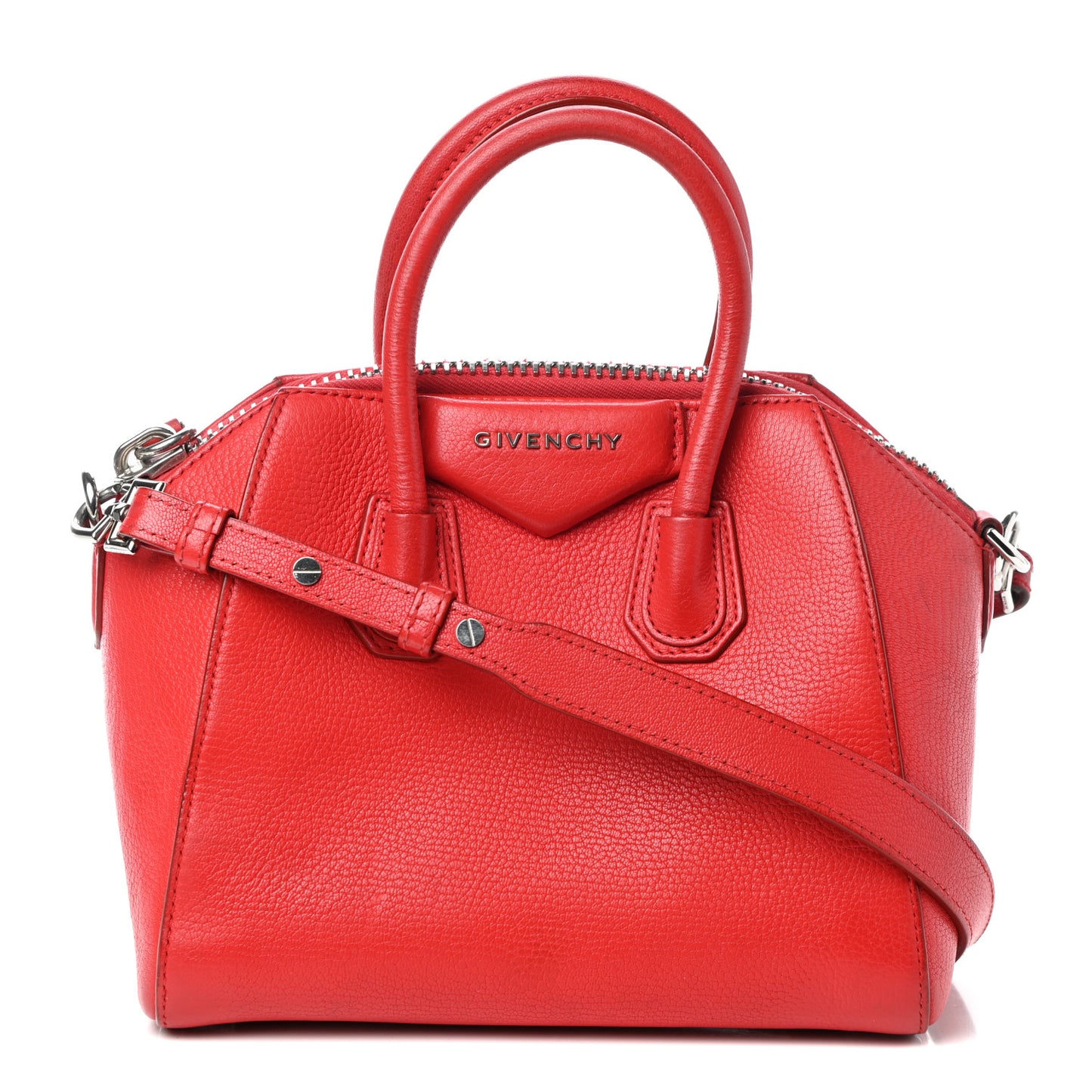 Sugar Goatskin Mini Antigona Red