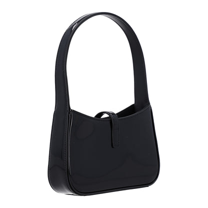 Saint Laurent Patent Calfskin Le 5 A 7 Mini Hobo Black 3 of 10