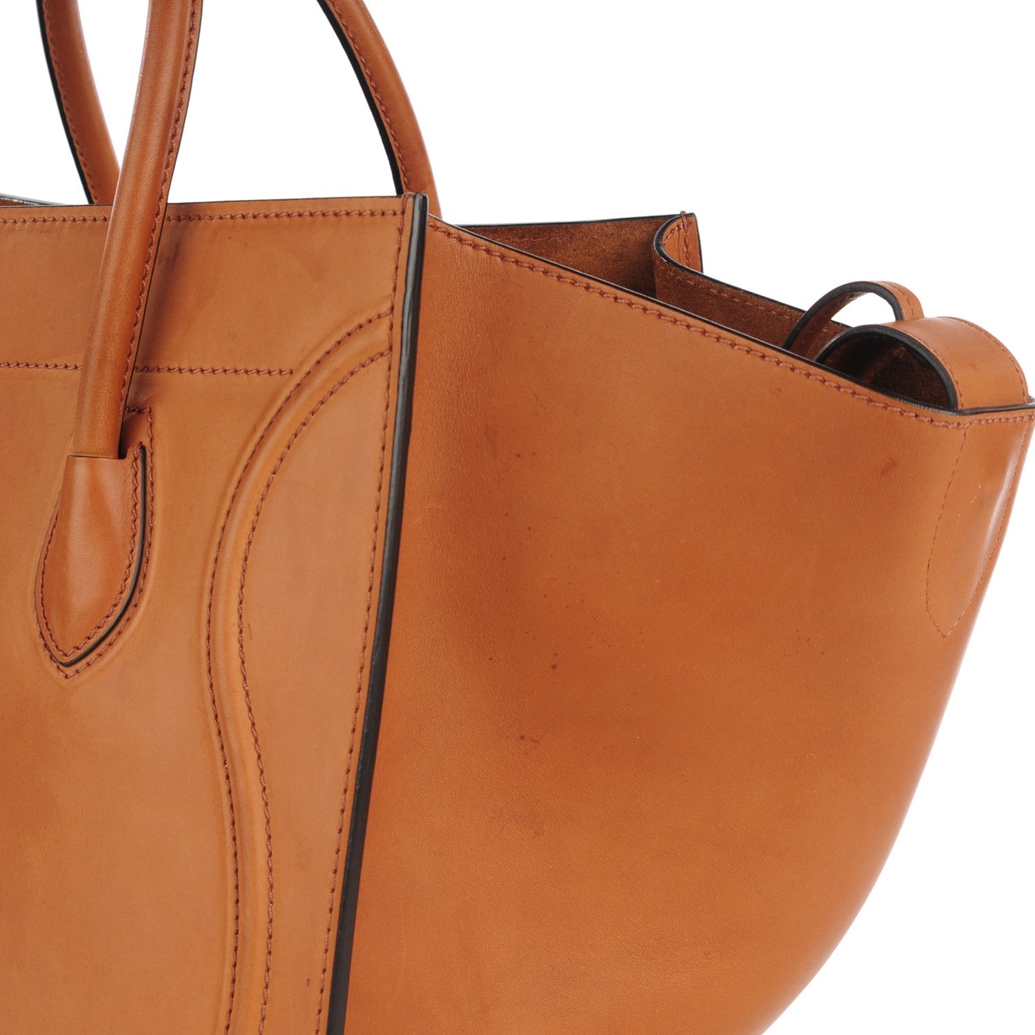 Celine Natural Calfskin Medium Phantom Luggage Tan 13 of 15