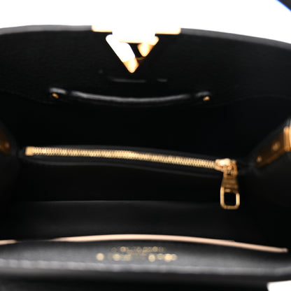 Louis Vuitton Taurillon Confetti Capucines BB Black 5 of 9
