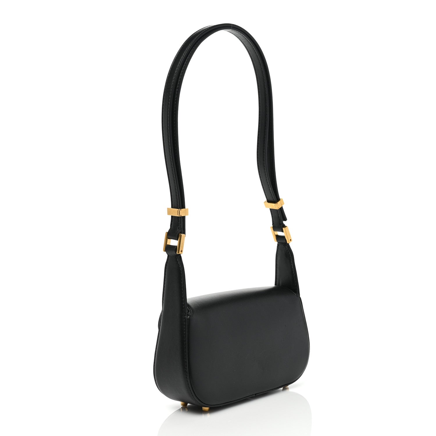 Valentino Garavani Calfskin Small Vlogo Chain Shoulder Bag Black 2 of 7