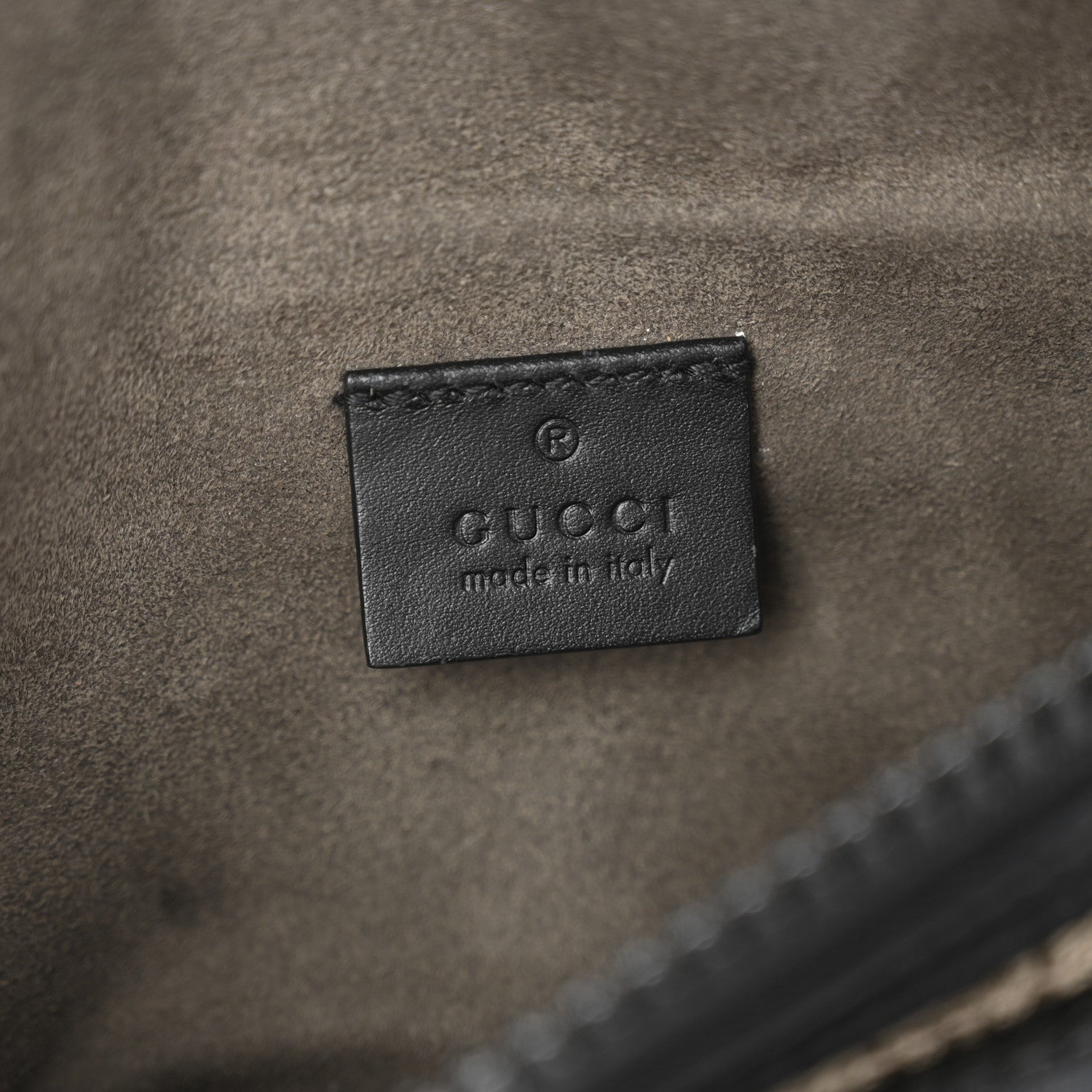Gucci GG Supreme Monogram Belt Bag Black 6 of 10