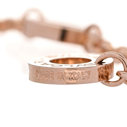 Bulgari 18K Rose Gold Ceramic B.Zero1 Legends Pendant Necklace Black 6 of 7