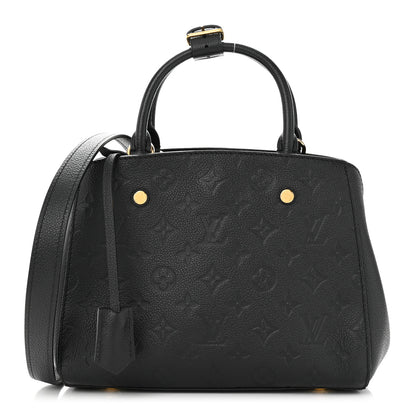 Louis Vuitton Empreinte Montaigne BB Black 1 of 11